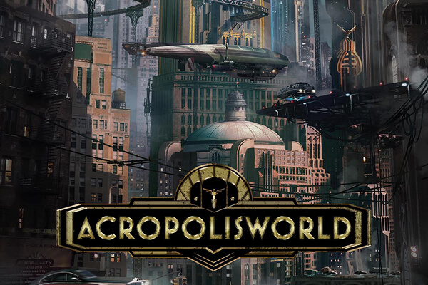 Poster for Acropolisworld, to be directed by Dan Macarthur and produced by Mel Poole