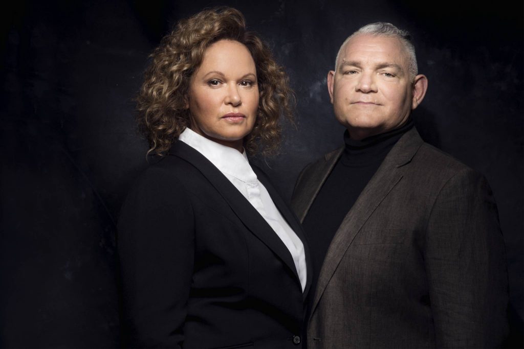 Leah Purcell and Bain Stewart