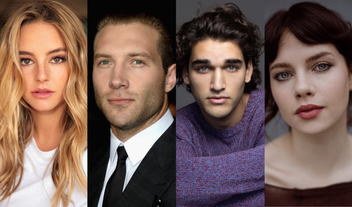 Dangerous Animals cast members Hassie Harrison, Jai Courtney, Josh Heaton and Ella Newton