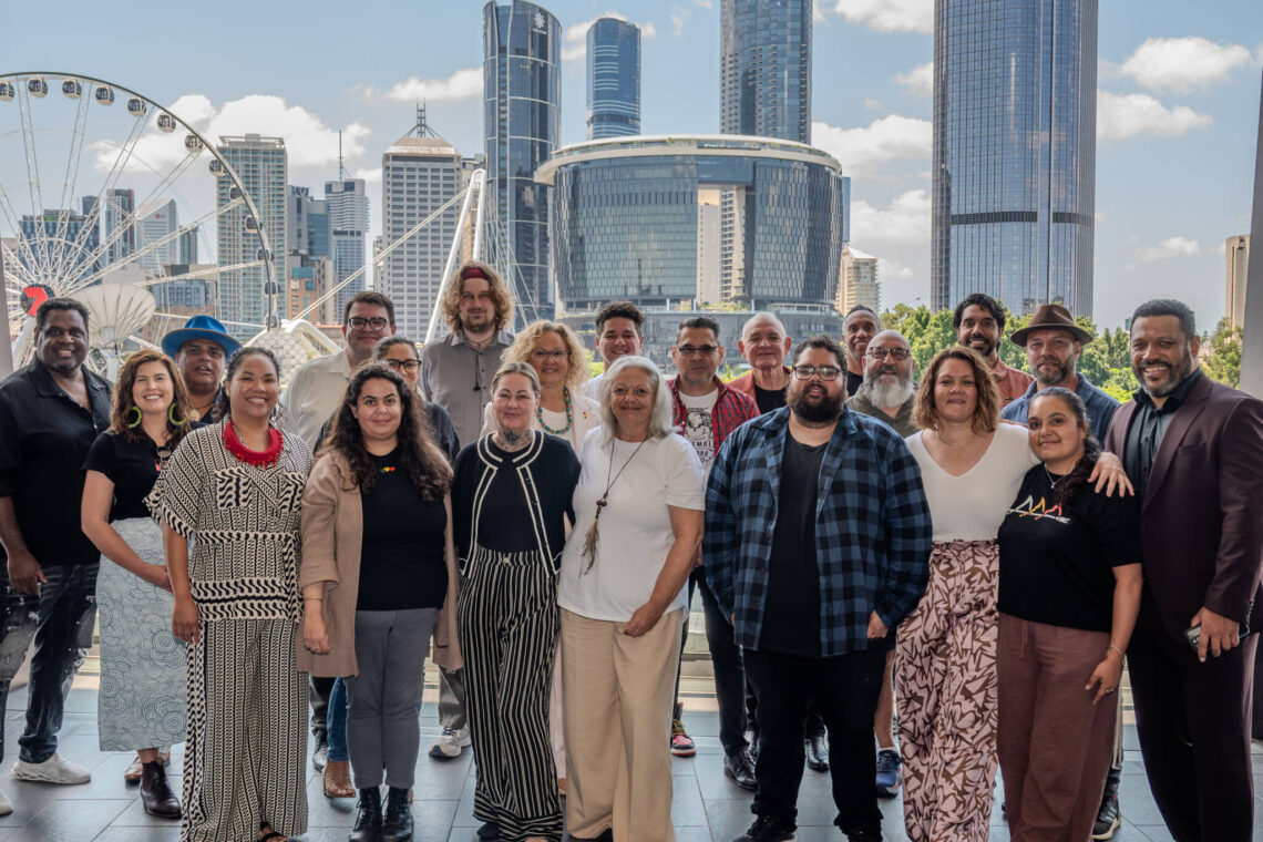 First Nations practitioners at Screen Queensland's RAP and strategy launch event