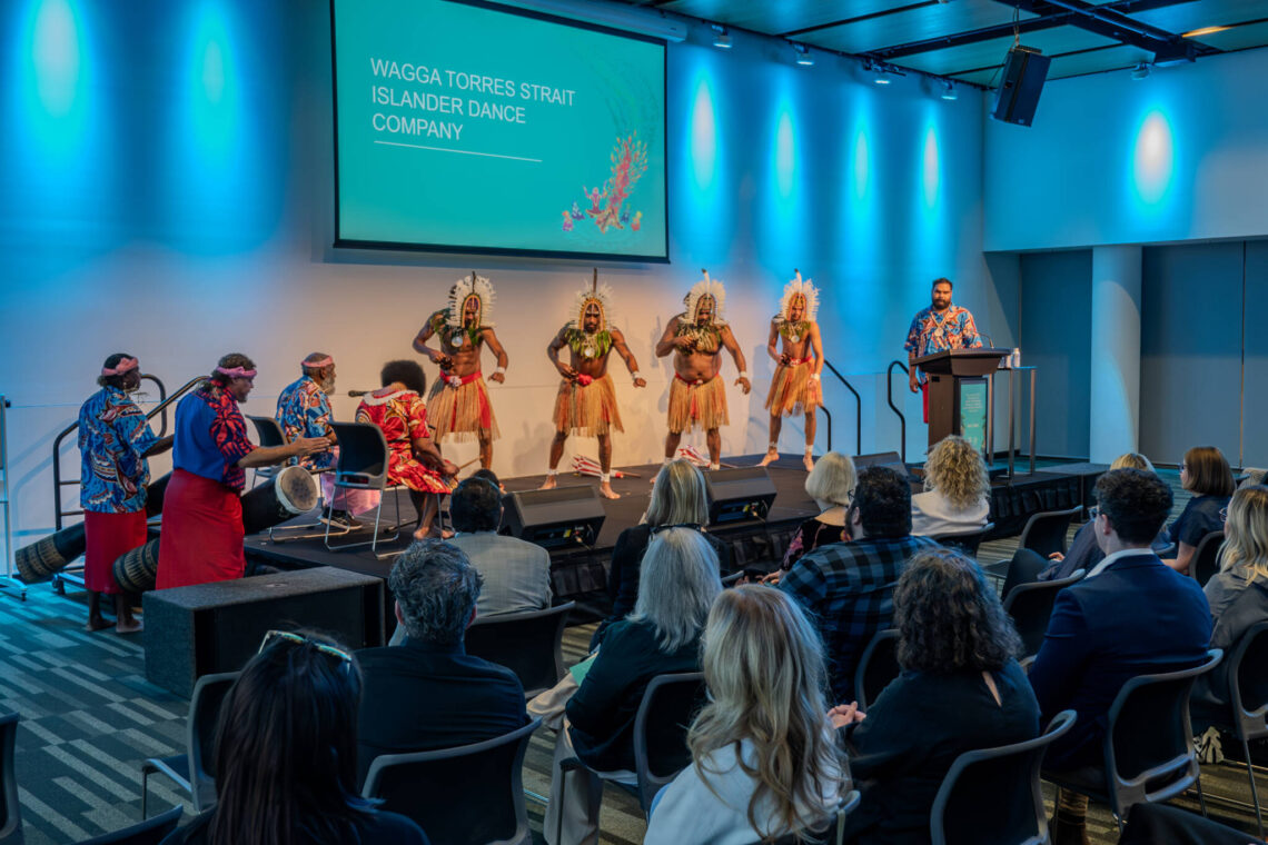 Wagga Torres Strait Islander Dance Company at Screen Queensland's RAP and First Nations strategy launch