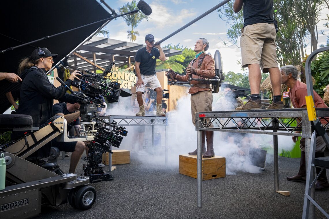 Taika Waititi filming FING! in Queensland, courtesy Story Bridge Films and King Bert Productions