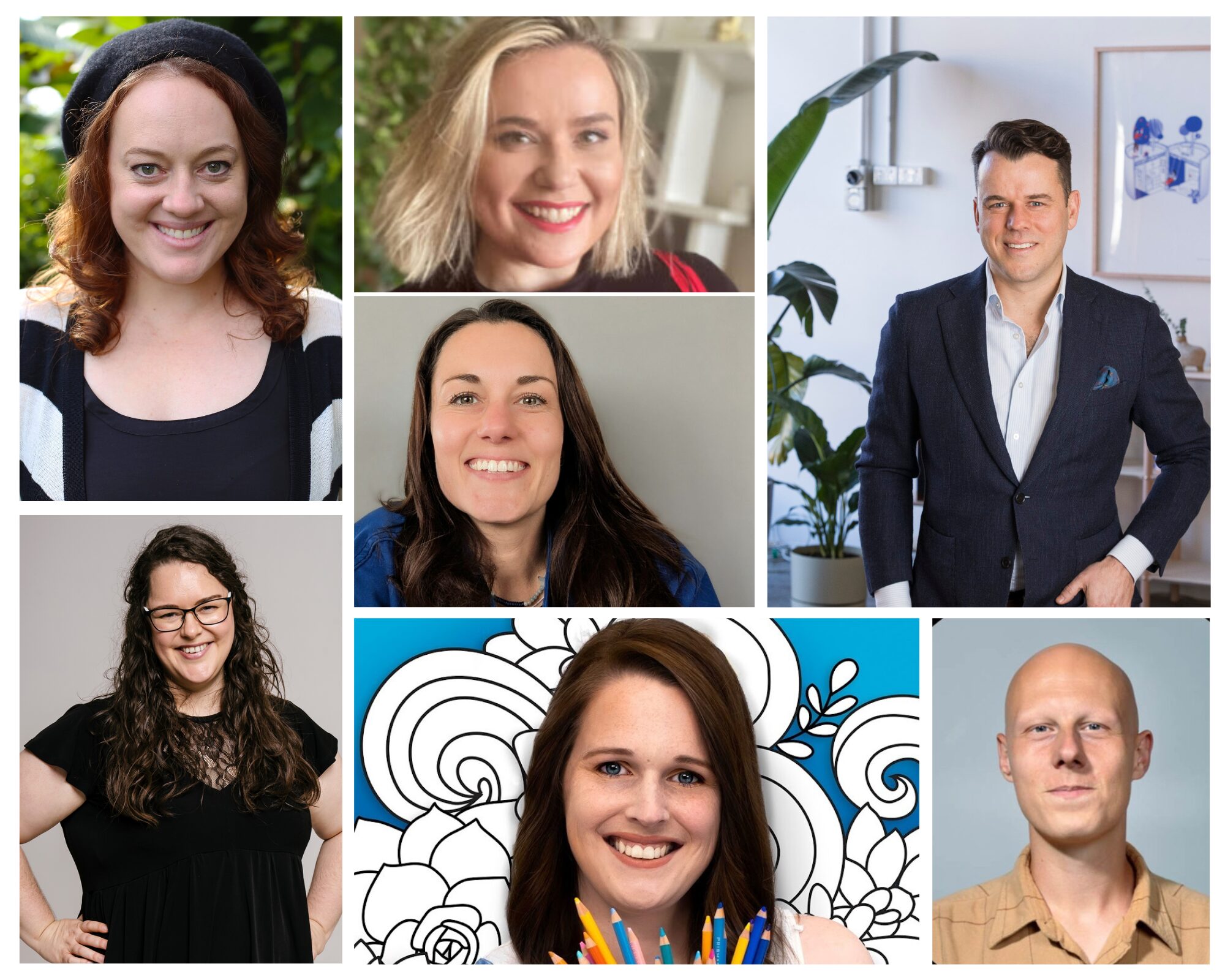 Composite image of Creator Economy Summit panelists