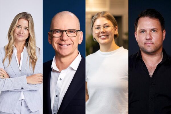 Headshots of In The Frame Far North Queensland 2026 speakers Sophia Mogford, Andy Ryan, Coco Garner Davis and Mitch Stanley