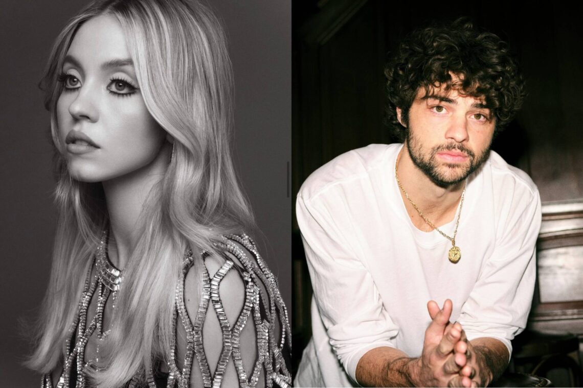 Headshots of Gundam's Sydney Sweeney (credit Elias Tahan) and Noah Centineo (credit Matthew Sprout)