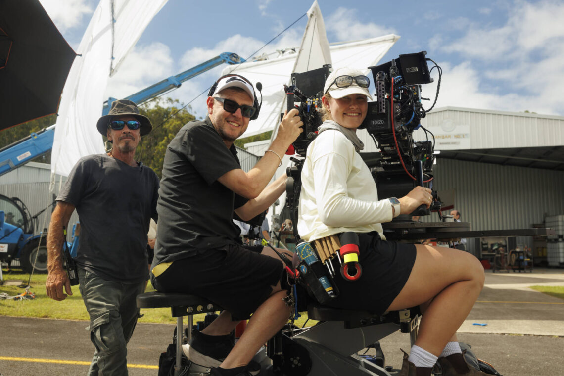 Still photography on the set of Bear Country